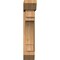 Ekena Millwork Merced Slat Smooth Bracket w/ Offset Brace, Western Red Cedar, 7 1/2"W x 26"D x 38"H BKT0806X26X38MRC06SWR - alternate 4
